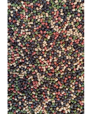 Pellet FEEDER BAIT 4mm 800g - Halibut Green Black Red