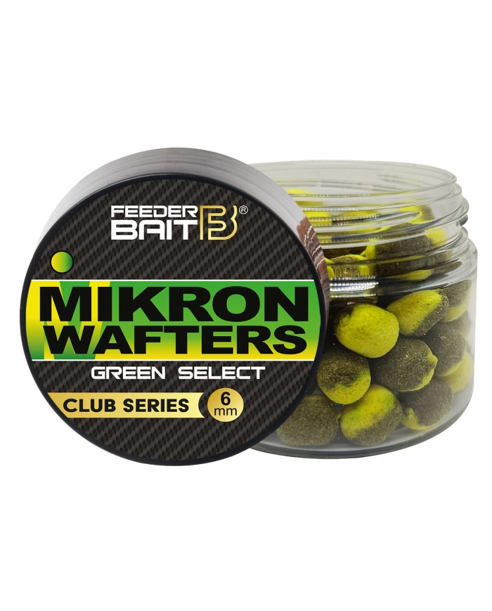 Mikron Wafters FEEDER BAIT 4/6mm - Green Select 25ml Mikron Wafters FEEDER BAIT 4/6mm - Green Select 25ml