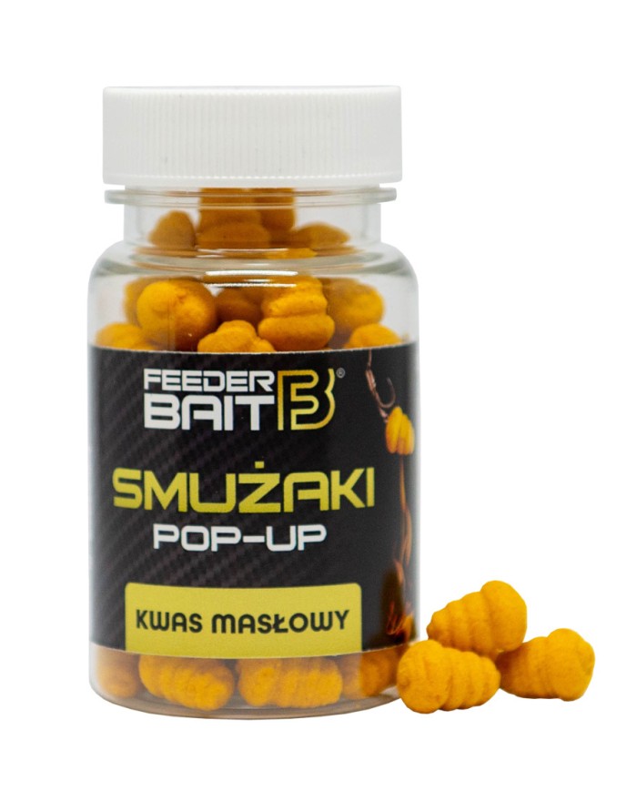Smużaki Ślimaki Pop-Up FEEDER BAIT 8/10mm - Kwas Masłowy Smużaki Ślimaki Pop-Up FEEDER BAIT 8/10mm - Kwas Masłowy