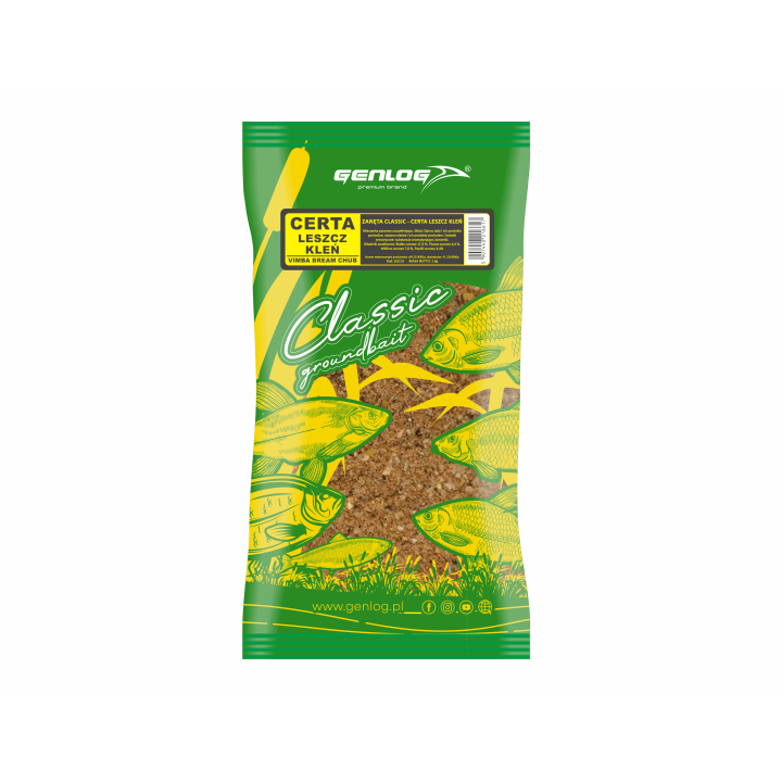 Zanęta GENLOG Classic 1 kg - Certa Leszcz Kleń