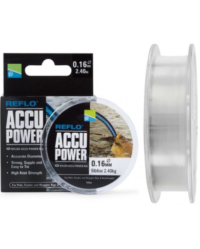 Żyłka Preston Accu Power 100m - 0,10mm Żyłka Preston Accu Power 100m - 0,10mm