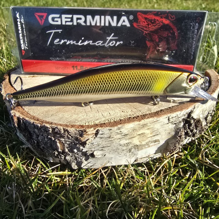 Wobler GERMINA Terminator 118mm 14g AYU - Suspending