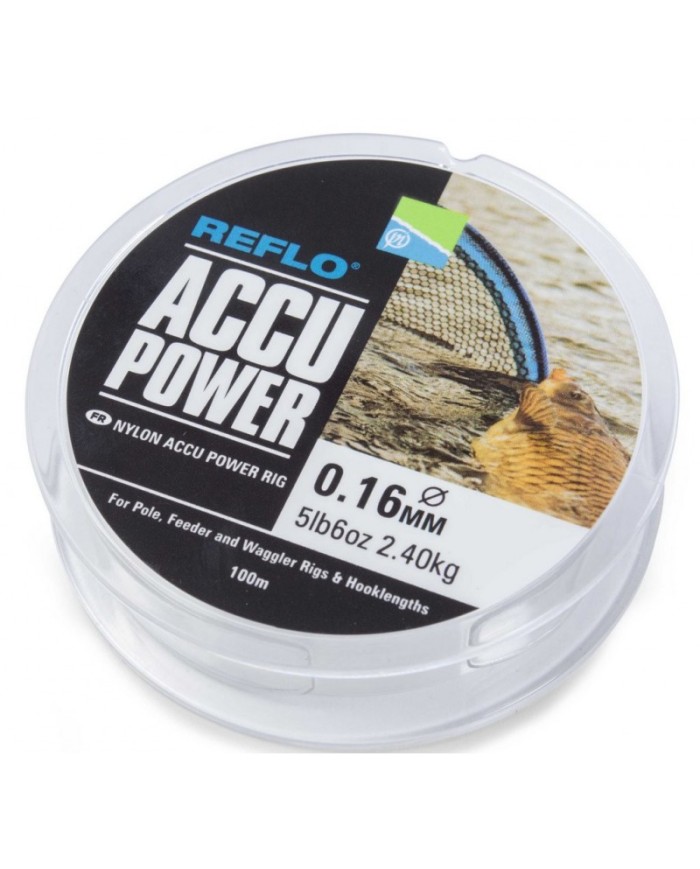 Żyłka Preston Accu Power 100m - 0,11mm Żyłka Preston Accu Power 100m - 0,11mm