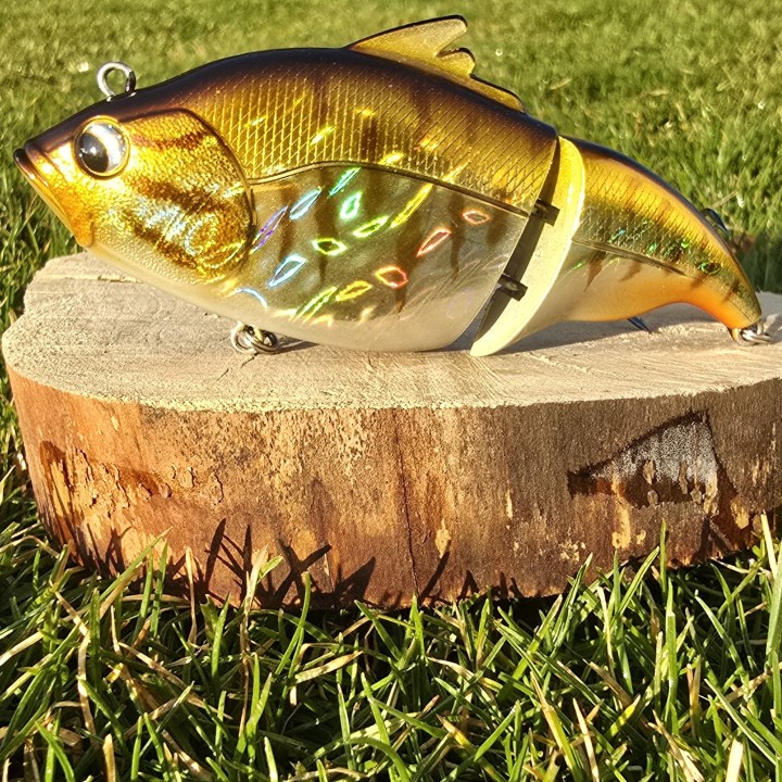 Wobler GERMINA Pike Buster 11,5cm 45,5g GoldRush - Floating