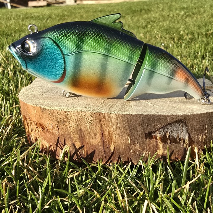 Wobler GERMINA Pike Buster 11,5cm 45,5g Perch - Floating