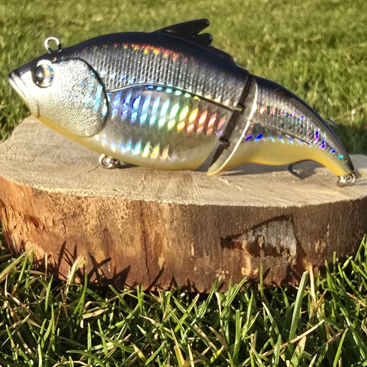 Wobler GERMINA Pike Buster 11,5cm 45,5g Silver Bleak - Floating