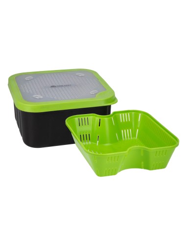 Pudełko MIKADO z sitkiem i pokrywką do pelletu - 2L Pudełko MIKADO z sitkiem i pokrywką do pelletu - 2L