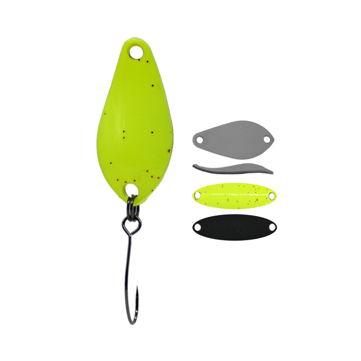 Błystka Wahadłowa GERMINA Trout Spoon 1.5g - Lemonade