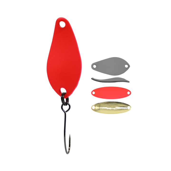 Błystka Wahadłowa GERMINA Trout Spoon 1.5g - Hot Gold