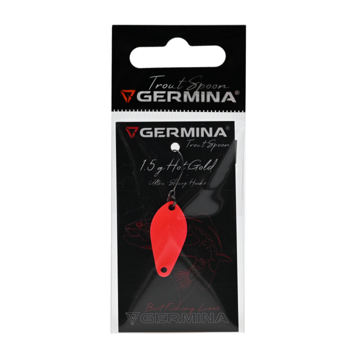 Błystka Wahadłowa GERMINA Trout Spoon 1.5g - Hot Gold