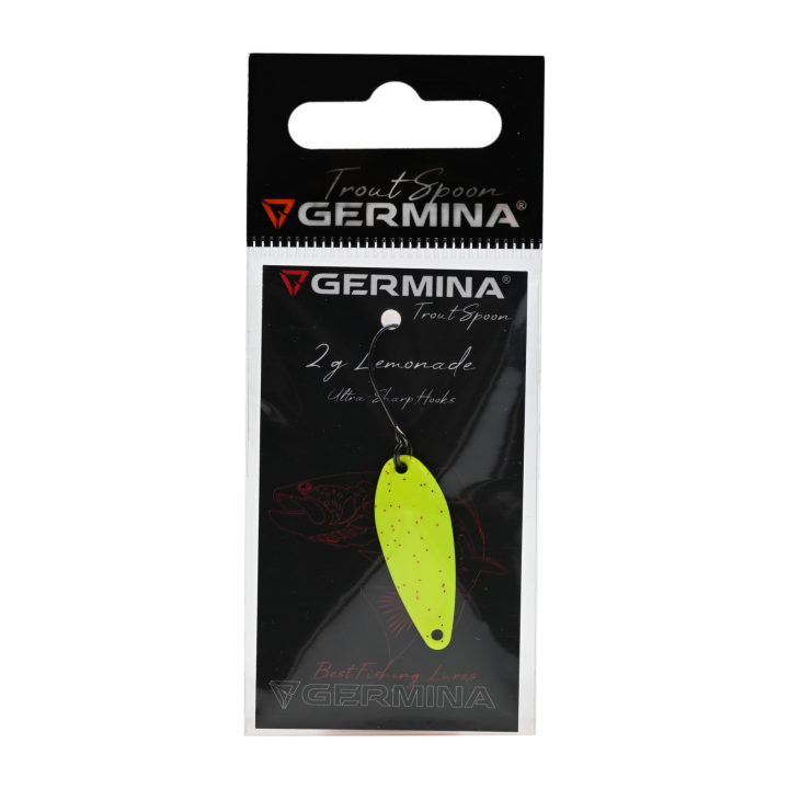 Błystka Wahadłowa GERMINA Trout Spoon 2g - Lemonade