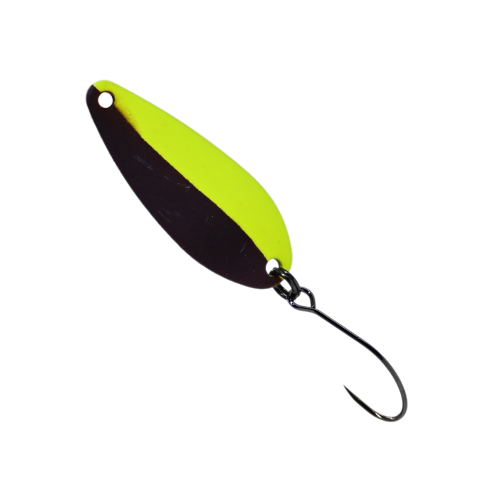 Błystka Wahadłowa GERMINA Trout Spoon 2g - Black Widow