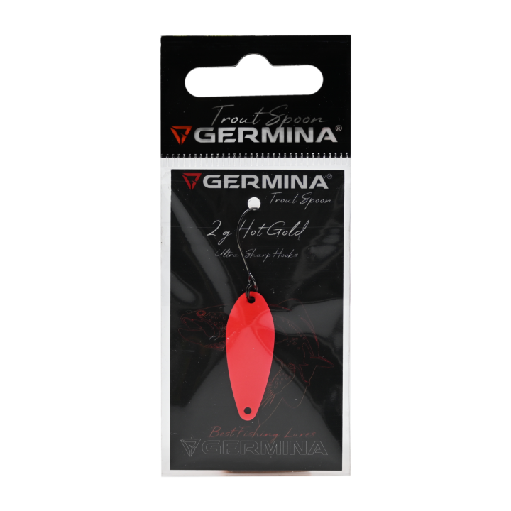 Błystka Wahadłowa GERMINA Trout Spoon 2g - Hot Gold
