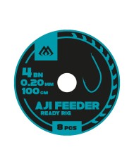 Przypony MIKADO Aji Feeder - Hak nr 8 żyłka 0.16mm/100cm - 8 szt.