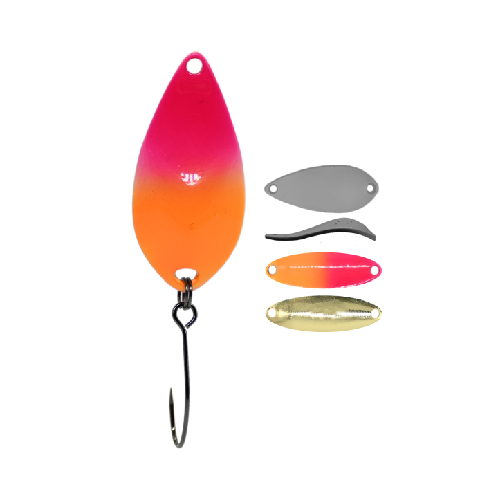 Błystka Wahadłowa GERMINA Trout Spoon 2.5g - Tequila