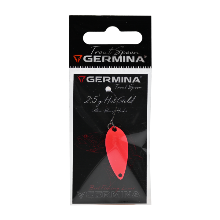 Błystka Wahadłowa GERMINA Trout Spoon 2.5g - Hot Gold