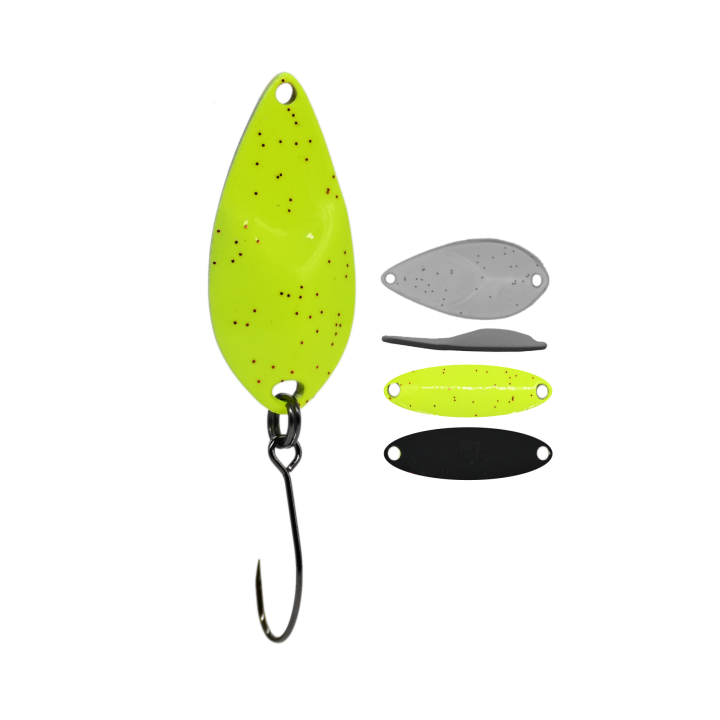 Błystka Wahadłowa GERMINA Trout Spoon 3g - Lemonade