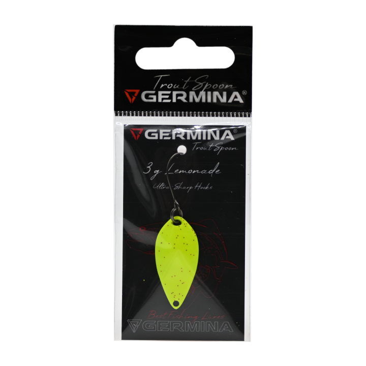 Błystka Wahadłowa GERMINA Trout Spoon 3g - Lemonade