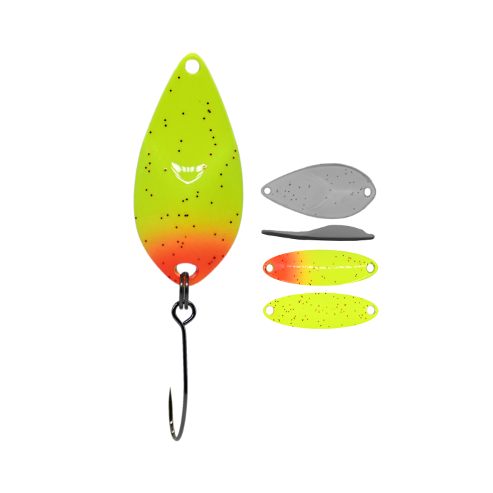 Błystka Wahadłowa GERMINA Trout Spoon 3g - Granadine