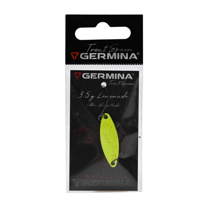 Błystka Wahadłowa GERMINA Trout Spoon 3.5g - Lemonade