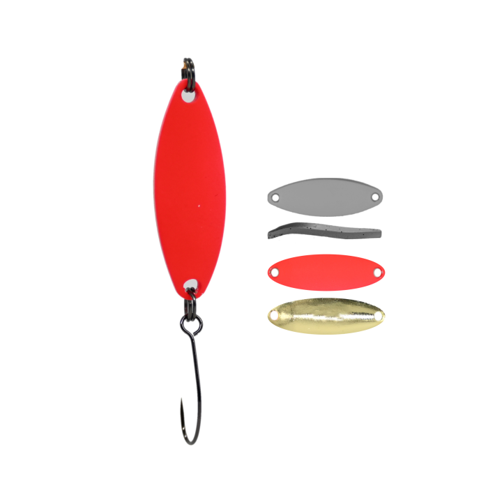 Błystka Wahadłowa GERMINA Trout Spoon 3.5g - Hot Gold