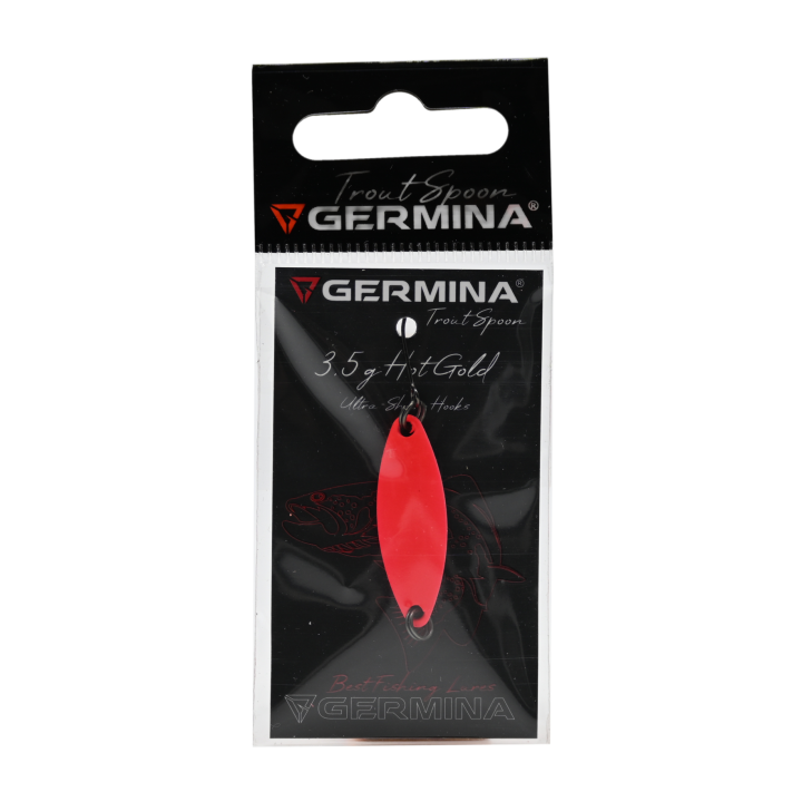 Błystka Wahadłowa GERMINA Trout Spoon 3.5g - Hot Gold