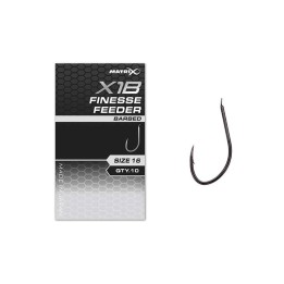 Haczyki MATRIX X1B Finesse Feeder Barbed - roz. 14