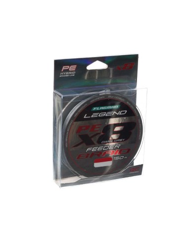Plecionka FLAGMAN Legend Feeder Braid X8 Dark Grey 150m - 0,14mm Plecionka FLAGMAN Legend Feeder Braid X8 Dark Grey 150m - 0,14mm