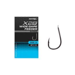 Haczyki MATRIX X2B Wide Gape Feeder Barbed - roz. 14