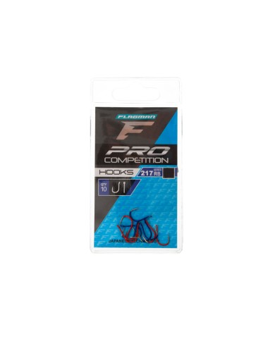 Haczyki FLAGMAN Pro Competition 217 Red/Blue - roz. 12 Haczyki FLAGMAN Pro Competition 217 Red/Blue - roz. 12