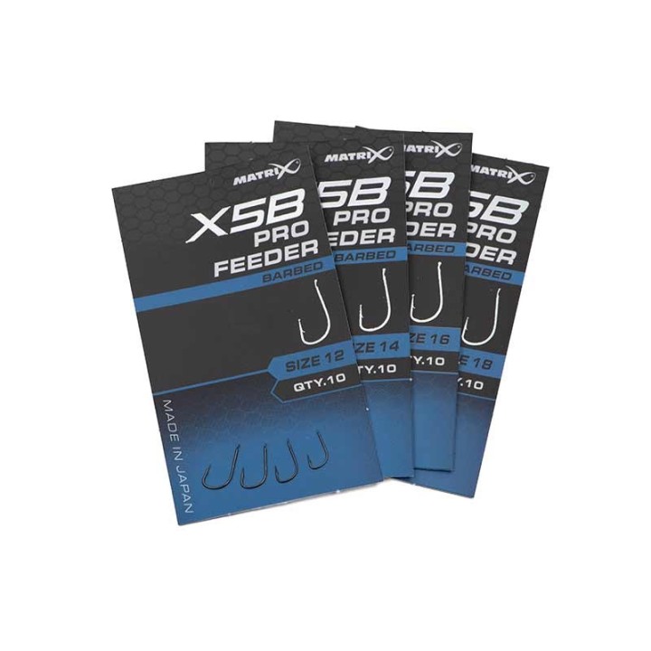 Haczyki MATRIX X5B Pro Feeder Barbed - roz. 18