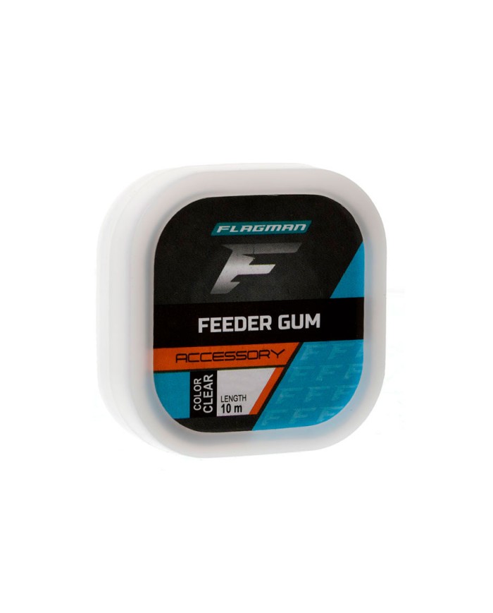 Amortyzator FLAGMAN Feeder Gum Clear 1.0mm 10m Amortyzator FLAGMAN Feeder Gum Clear 1.0mm 10m