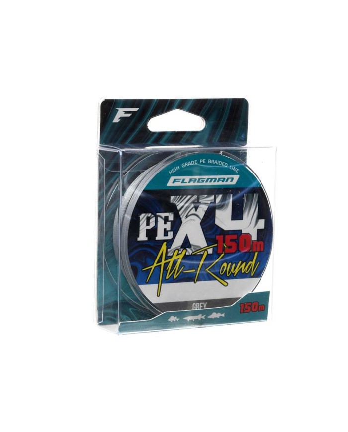 Plecionka FLAGMAN All-Round PE X-4 150m 0.19mm Grey