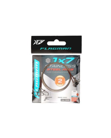 Przypon stalowy FLAGMAN X7 5kg 15cm - 2 szt.
