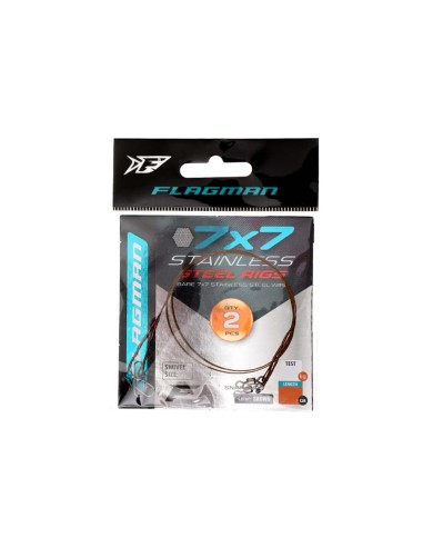 Przypon stalowy FLAGMAN X49 5kg 15cm - 2 szt.
