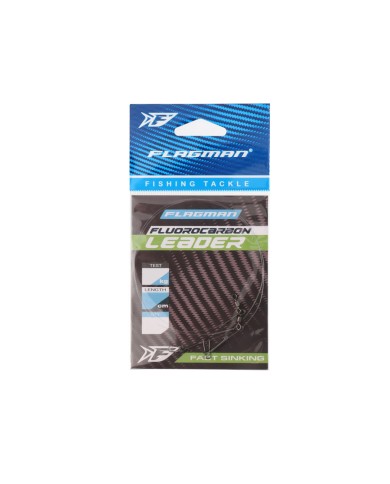 Przypon Fluorocarbon FLAGMAN 0,35mm 25cm 7,2kg - 2 szt.