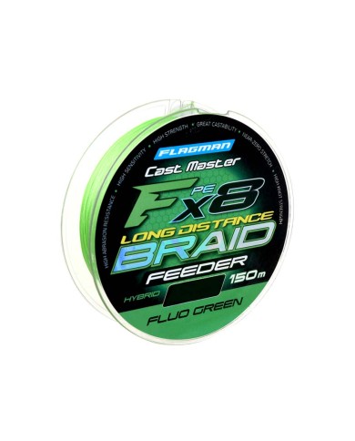 Plecionka FLAGMAN Cast Master Long Distance Feeder X8 Fluo Green 150m - 0.14mm Plecionka FLAGMAN Cast Master Long Distance Feeder X8 Fluo Green 150m - 0.14mm