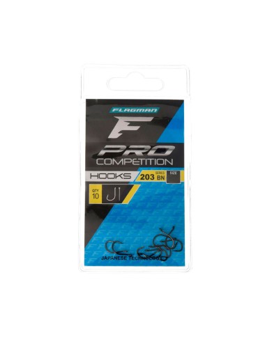 FLAGMAN HOOK Pro Competition 203 ?8 black  10pcs