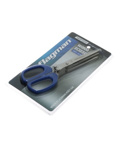 Nożyczki do cięcia robaków Flagman Triple Bait Scissors - roz. L Nożyczki do cięcia robaków Flagman Triple Bait Scissors - roz. L