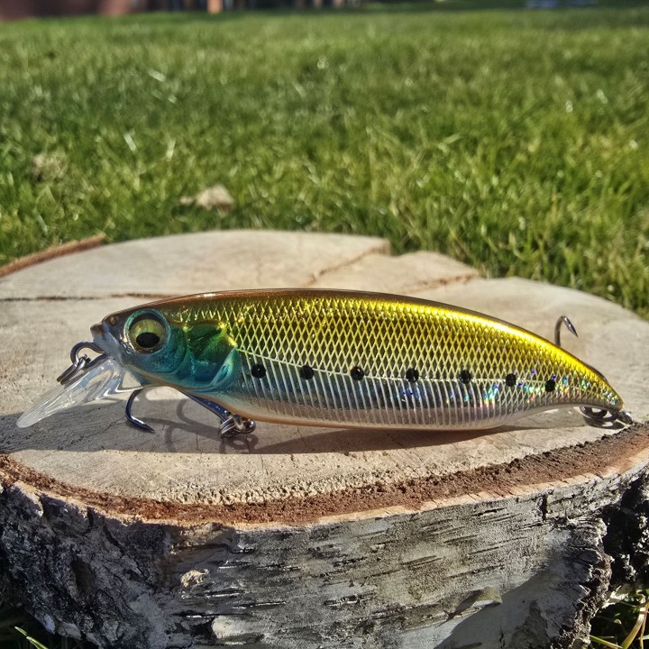Wobler GERMINA Panic Minnow 9cm 12g River Trout - Floating