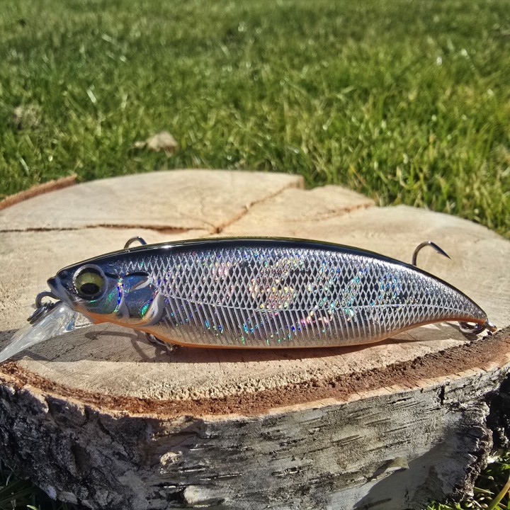 Wobler GERMINA Panic Minnow 9cm 12g Silver - Floating