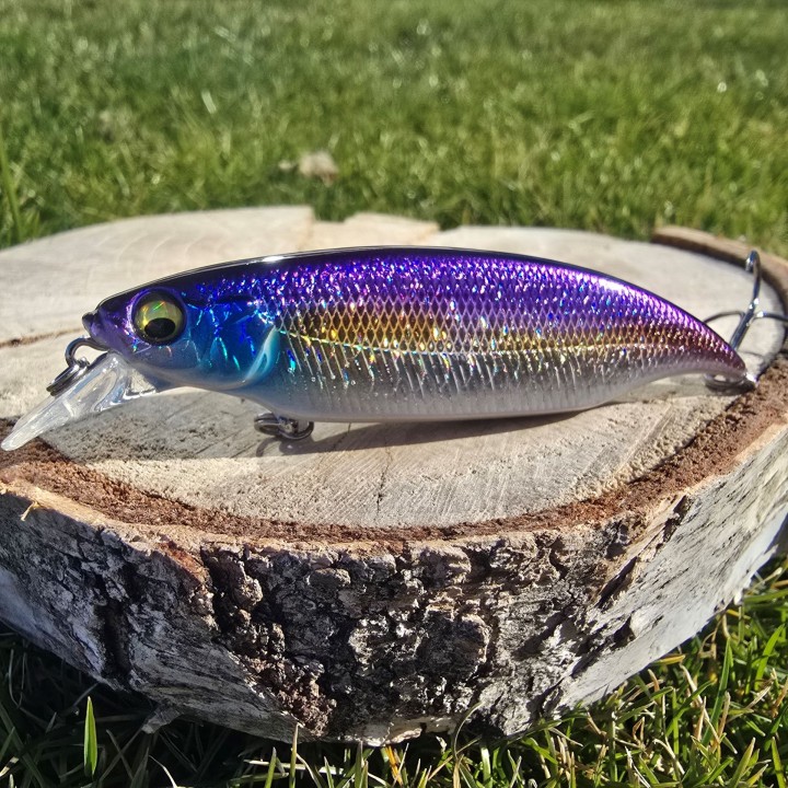 Wobler GERMINA Panic Minnow 9cm 12g Young Trout - Floating