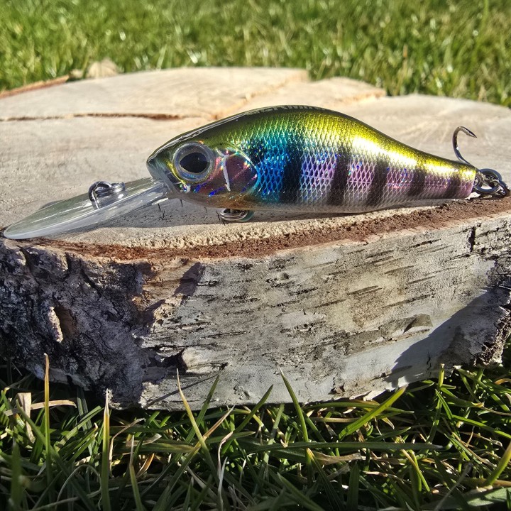 Wobler GERMINA Crank Bait 5cm 4.5g Black Perch