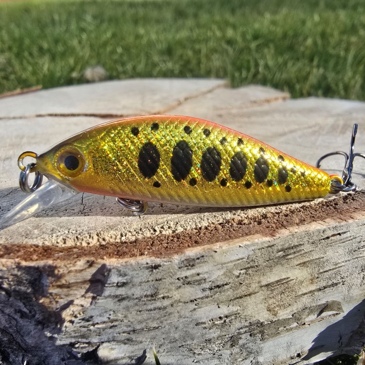 Wobler GERMINA Micro Fish 4.5cm 4g Gold Rush - Slow Sinking