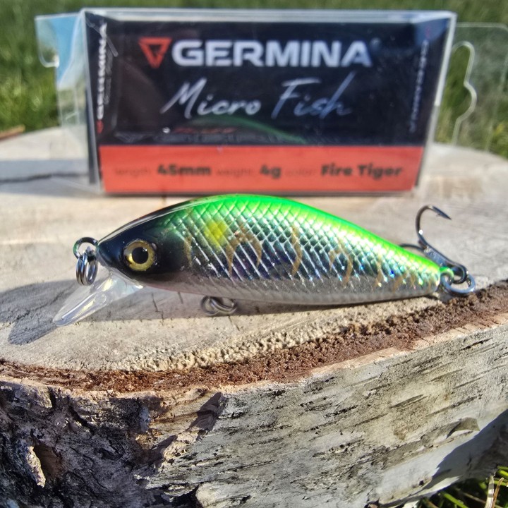 Wobler GERMINA Micro Fish 4.5cm 4g Perch - Slow Sinking