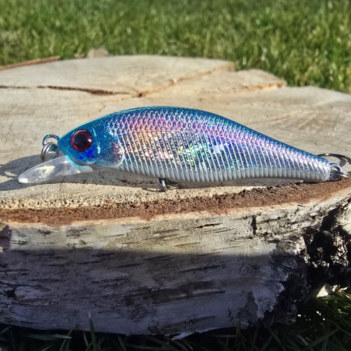 Wobler GERMINA Smelt 5cm 4.1g Blue Minnow