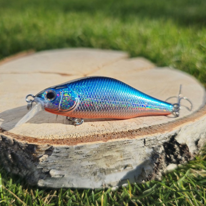 Wobler GERMINA Perch 7cm 9g Blue Minnow