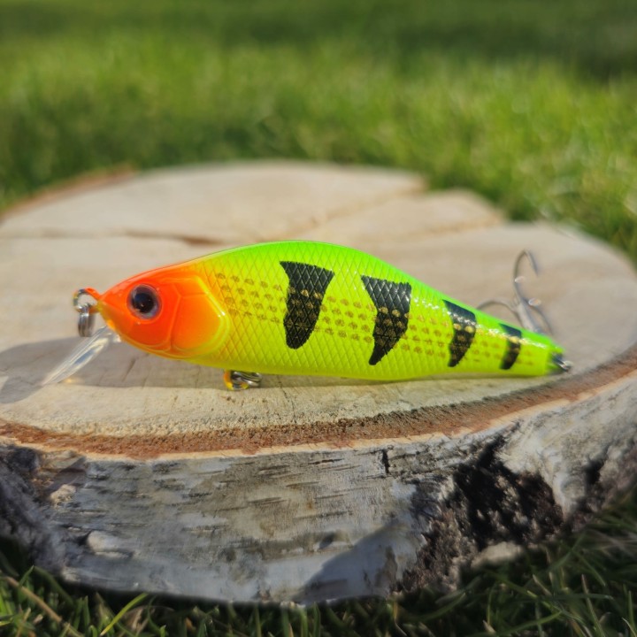 Wobler GERMINA Perch 7cm 9g Fire Tiger