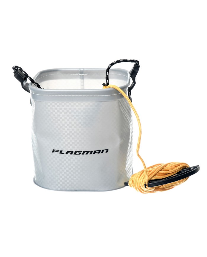 Wiaderko FLAGMAN Gray EVA Bucket Square 18,5x18,5x18cm Wiaderko FLAGMAN Gray EVA Bucket Square 18,5x18,5x18cm