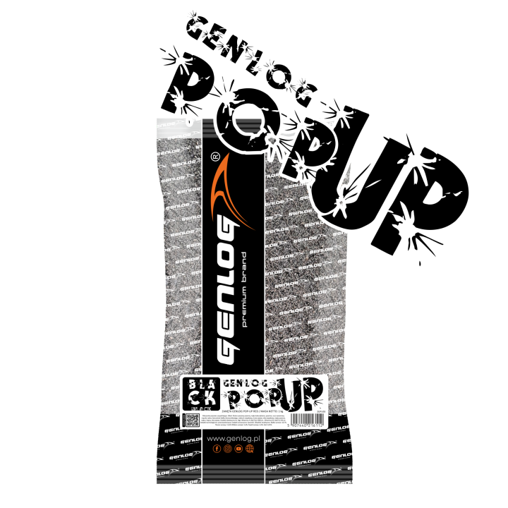 Zanęta GENLOG POP-UP Black 1kg Płoć / Krąp / Leszcz